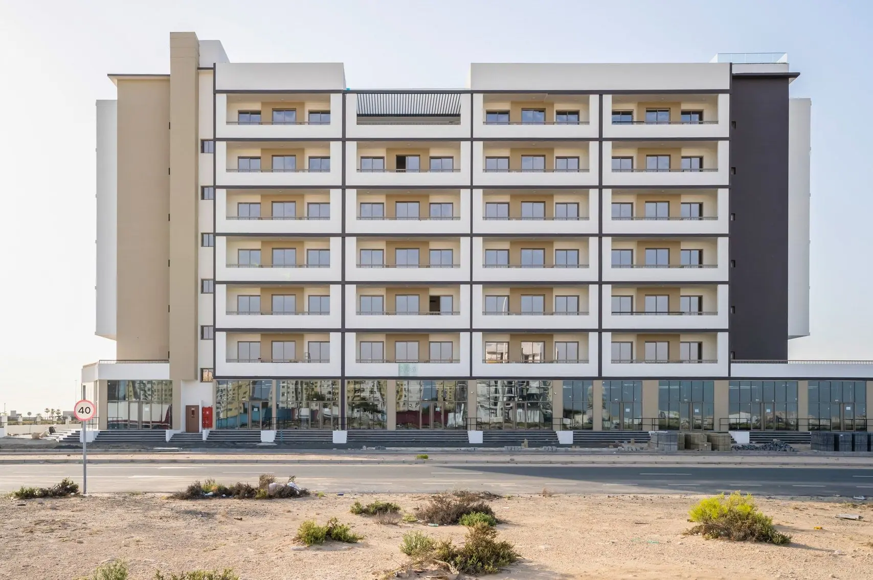Harmony Point, Dubai Industrial City: Front elevation