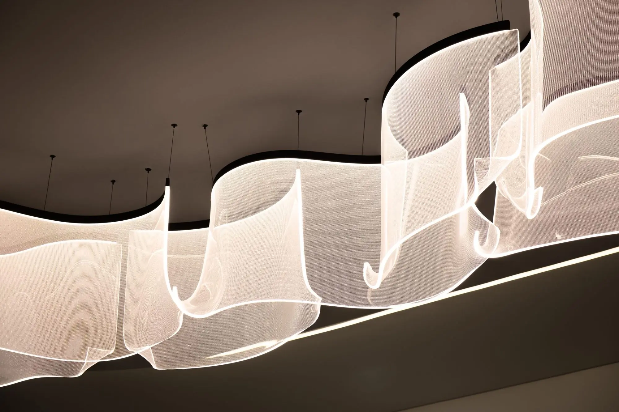 The Offices, Arjan, Dubai: Light sculpture