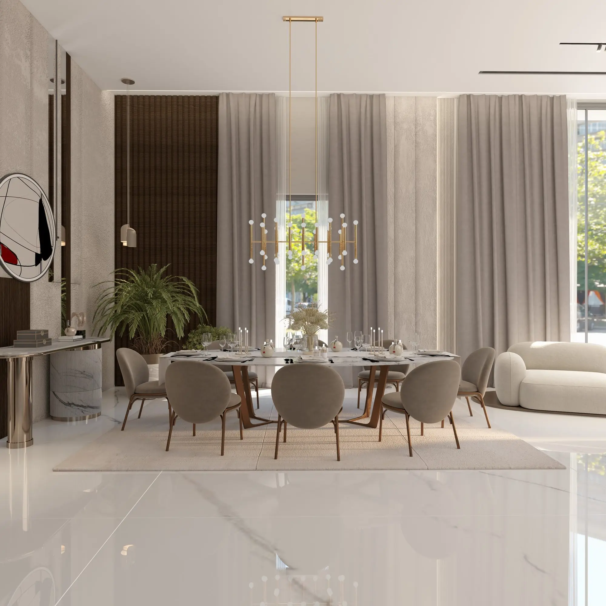 Villa Marea, Dafan Al Mairid, Ras Al Khaimah: Formal dining