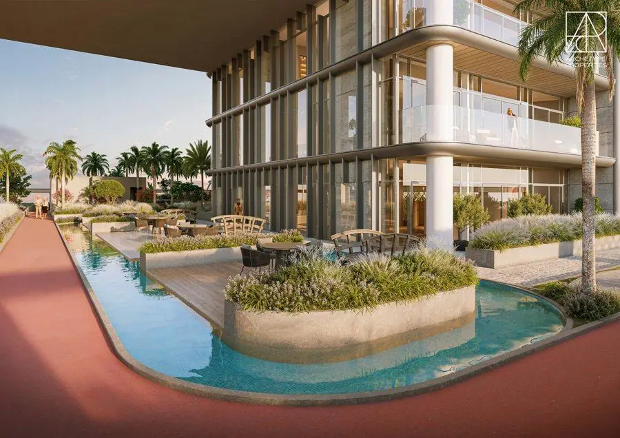 Archetype Central, Pool courtyard